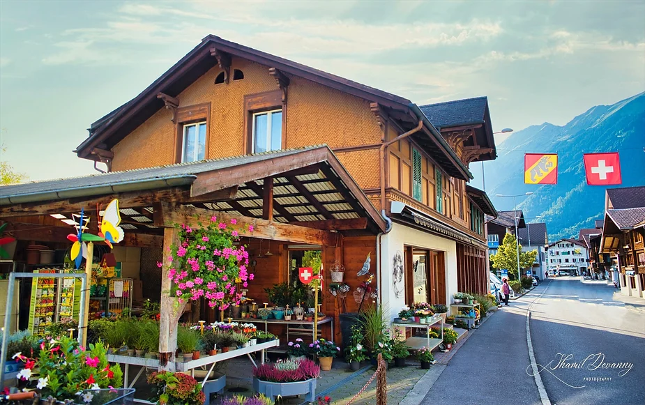 Brienz: A tranquil lakeside village known for its woodcarving tradition and crystal-clear waters!